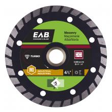 EAB 3110302 - 4 1/2" Turbo Rim Concrete Black Industrial Diamond Blade