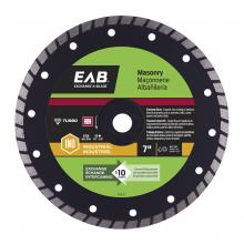 EAB 3110212 - 7" Turbo Rim Concrete Black Industrial Diamond Blade