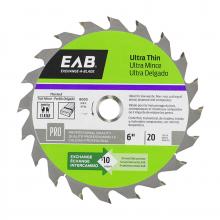 EAB 1016062 - 6" x 20 Teeth Framing Ultra Thin Professional Saw Blade