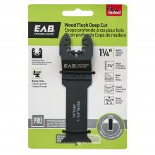 EAB 1070482 - 1 ¼" x 2 ¾" HCS Flush Deep Cut (Wood) Professional Oscillating Accessory