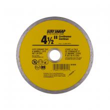 EAB 2130322 - 4 1/2" Continuous Rim Ceramic Tile Yellow Diamond Blade