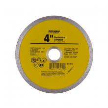 EAB 2130312 - 4" Continuous Rim Ceramic Tile Yellow Diamond Blade