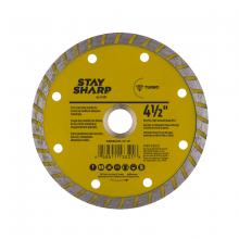 EAB 2130222 - 4 1/2" Turbo Rim Concrete Yellow Diamond Blade