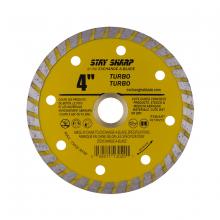 EAB 2130212 - 4" Turbo Rim Concrete Yellow Diamond Blade