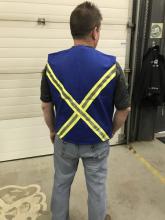 White Bear FRVESTRB-2XL - ROYAL BLUE UNLINED FR SAFETY VESTS (9 OZ ULTRASOFT) - 2X-LARGE