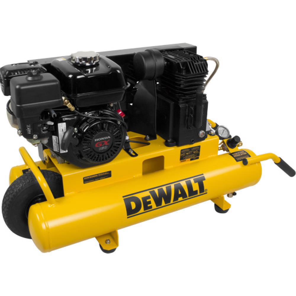 DEWALT 5.5 HP Honda Powered 8 Gallon Wheelbarrow Compressor<span class=' ItemWarning' style='display:block;'>Item is usually in stock, but we&#39;ll be in touch if there&#39;s a problem<br /></span>