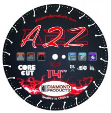 Diamond Products TAZ09125 - A2Z Vacuum Bonded Blade